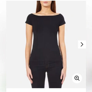 Helmut Lang Women's Open
Boat Neck Top black edgy minimalist size M/L Streetwear